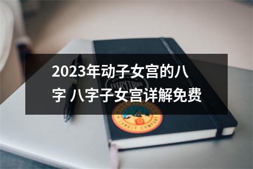 2023年动子女宫的八字八字子女宫详解免费